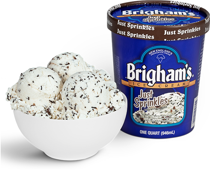 Brigham's Just Sprinkles Ice Cream