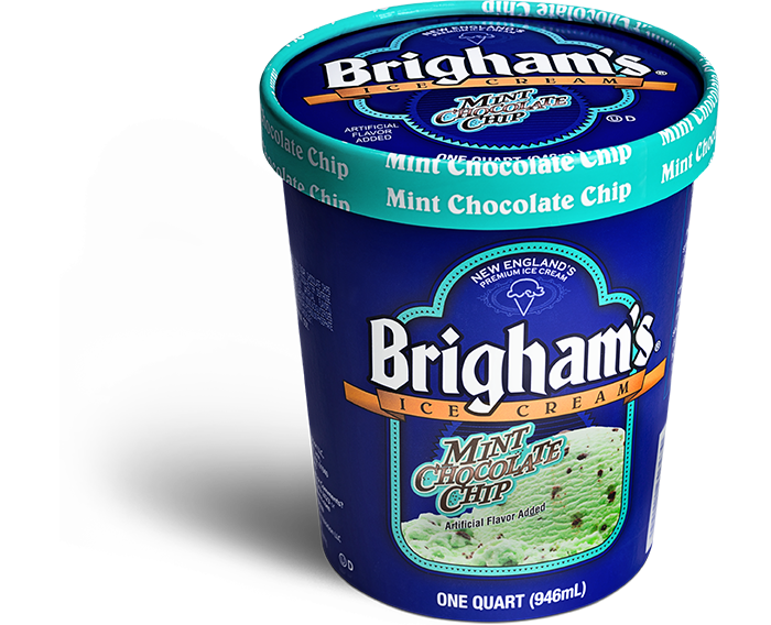 Brigham's Mint Chocolate Chip Ice Cream