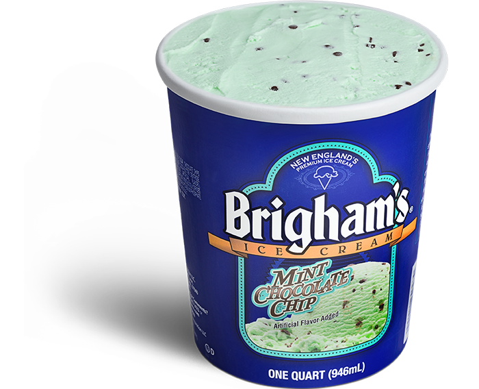 Brigham's Mint Chocolate Chip Ice Cream