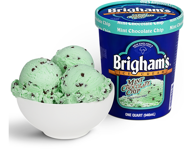 Brigham's Mint Chocolate Chip Ice Cream