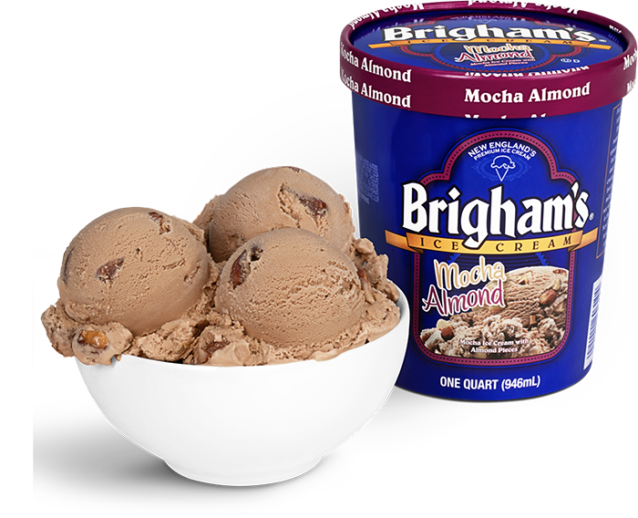Brigham's Mocha Almond Ice Cream