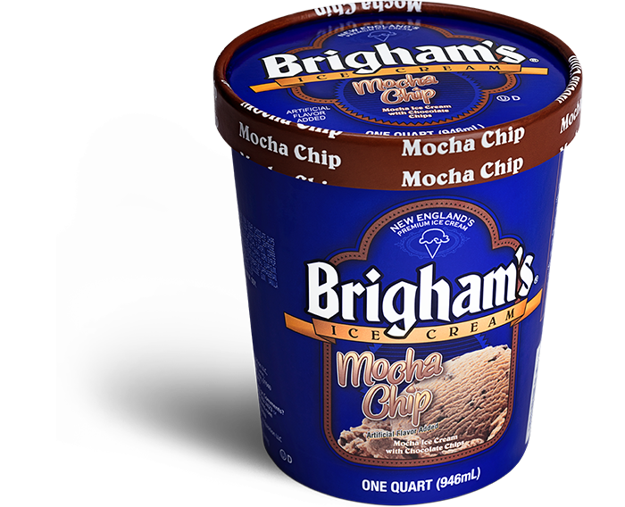 Brigham's Mocha Chip Ice Cream