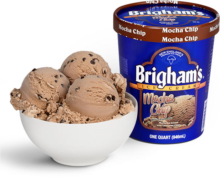 Brigham's Mocha Chip Ice Cream