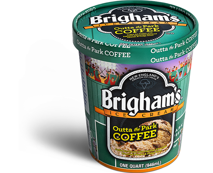 Brigham's Outta the Park Coffee Ice Cream