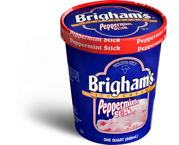 Brigham's Peppermint Stick Ice Cream