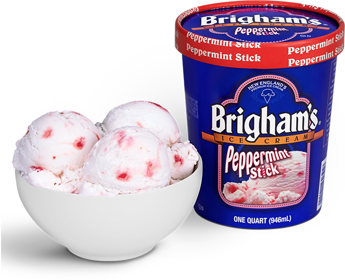 Brigham's Peppermint Stick Ice Cream