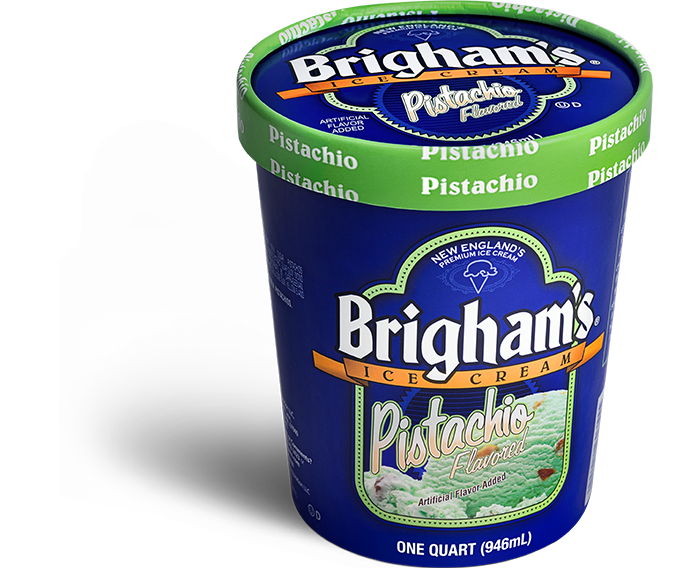 Brigham's Pistachio Flavored Ice Cream