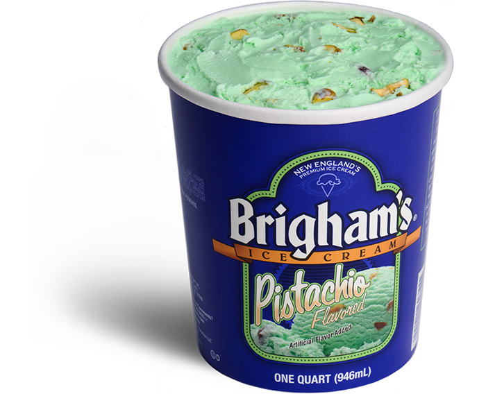 Brigham's Pistachio Flavored Ice Cream