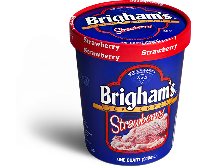 Brigham's Strawberry Ice Cream
