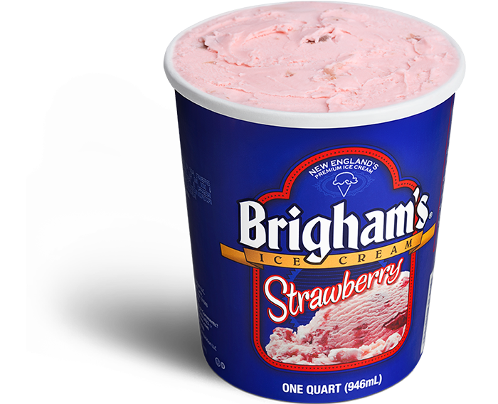 Brigham's Strawberry Ice Cream