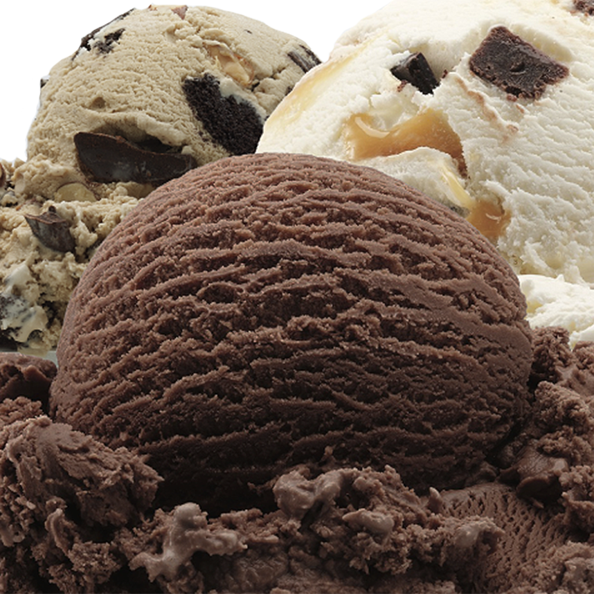 three scoops